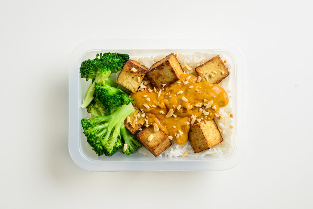 Indian Butter Tofu with Broccoli Rice Youfoodz Meal Delivery