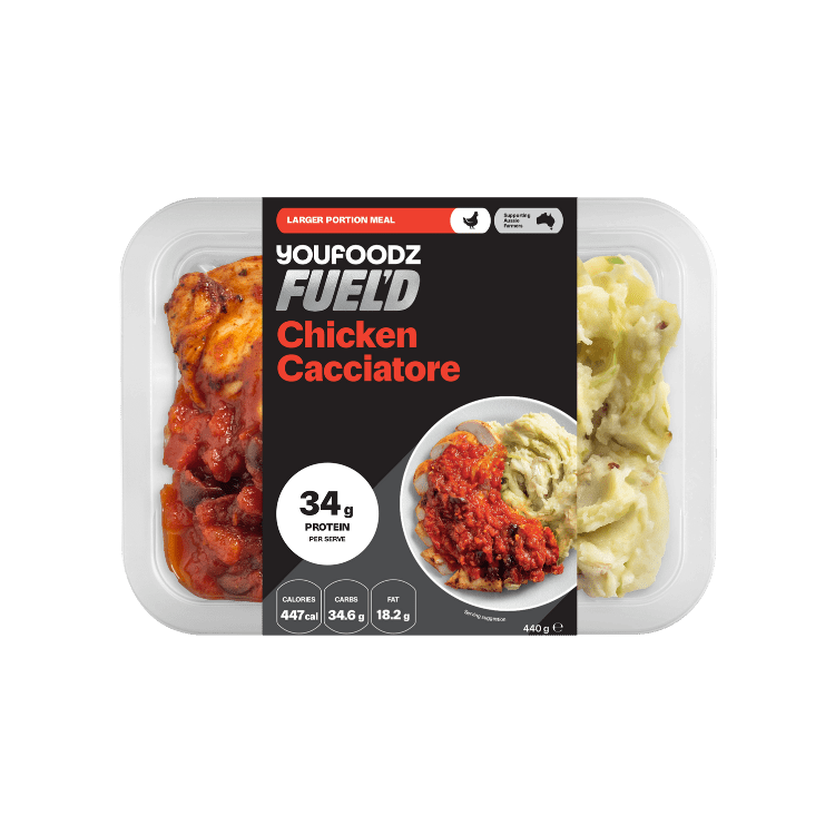 FUEL'D Chicken Cacciatore | Youfoodz Meal Delivery – Youfoodz Care