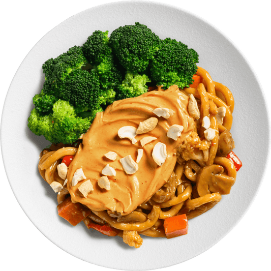 Chilli Satay Noodles with Veg & Cashew