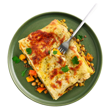 Loaded Pumpkin Lasagne with Creamy Bechamel Sauce