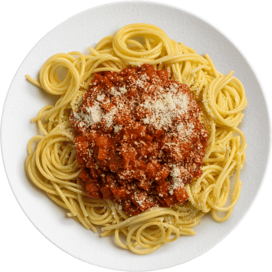 Tomato & Pumpkin Bolognese with Cheese