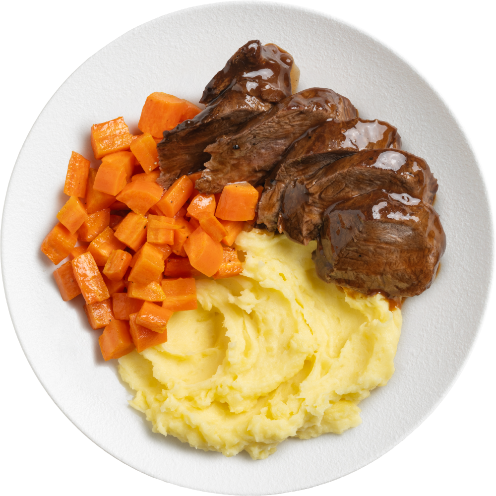 BBQ Beef with Creamy Mash & Carrots | Youfoodz Meal Delivery – Youfoodz ...